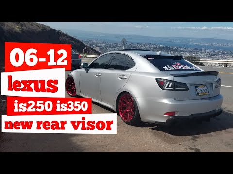 06-12 Fit For Lexus IS250 IS350 2nd 4DR Roof Rear Spoiler Wing 1G1 Painted 06-12 Fit For Lexus IS250 IS350 2nd 4DR Roof Rear Spoiler Wing 1G1 Painted
