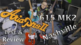 Aria Pro II 615 MK2, WJ, GH Nashville: Telecaster + Stratocaster 2 w 1