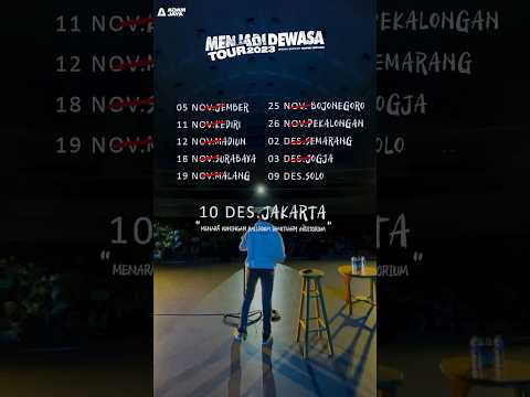 JAKARTA FINAL TOUR NOPEK NOVIAN MENJADI DEWASA SPESIAL SHOW STANDUP | SAMPE KETEMU BRO