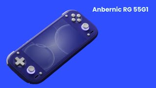Anbernic RG 55G1: Like a Nintendo Switch Lite has symmetrical thumbsticks, RGB lights, cooling fan