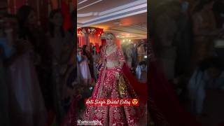 Arti Singh Bridal Entry | Arti Singh Wedding Video #shorts #youtubeshorts #bridalentry #bollywood