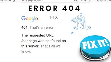how to fix google error 404 url not found | Request URL Was Not Found on  Server Error 404 | 2022