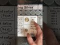 What coins are silver and how much are they worth