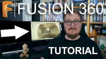 How to Add Text to a Curved Surface on a 3D Model - Fusion 360 Tutorial