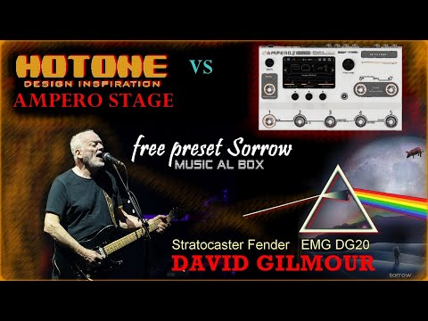 David GILMOUR vs Hotone AMPERO Stage Free Preset