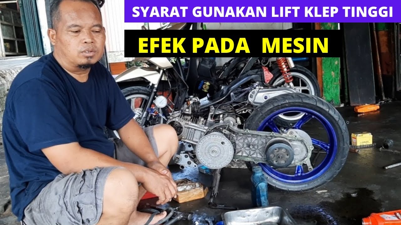 PENGARUH TINGGI LIFT KLEP TERHADAP MESIN,  KOMPONEN PENTING JIKA  GUNAKAN LIFT TINGGI DI MESIN.
