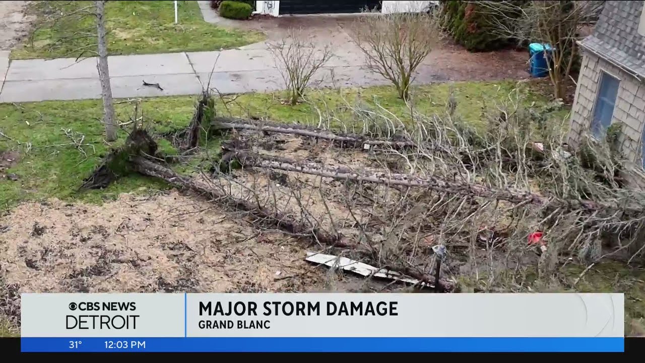 Possible tornado in Grand Blanc causes gas leak, downed power lines and ...
