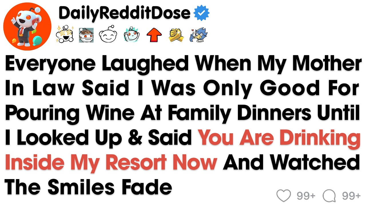 My Mother In Law Smiled And Said They Kept Me Around Just To Serve Drinks At The Table So I Put...