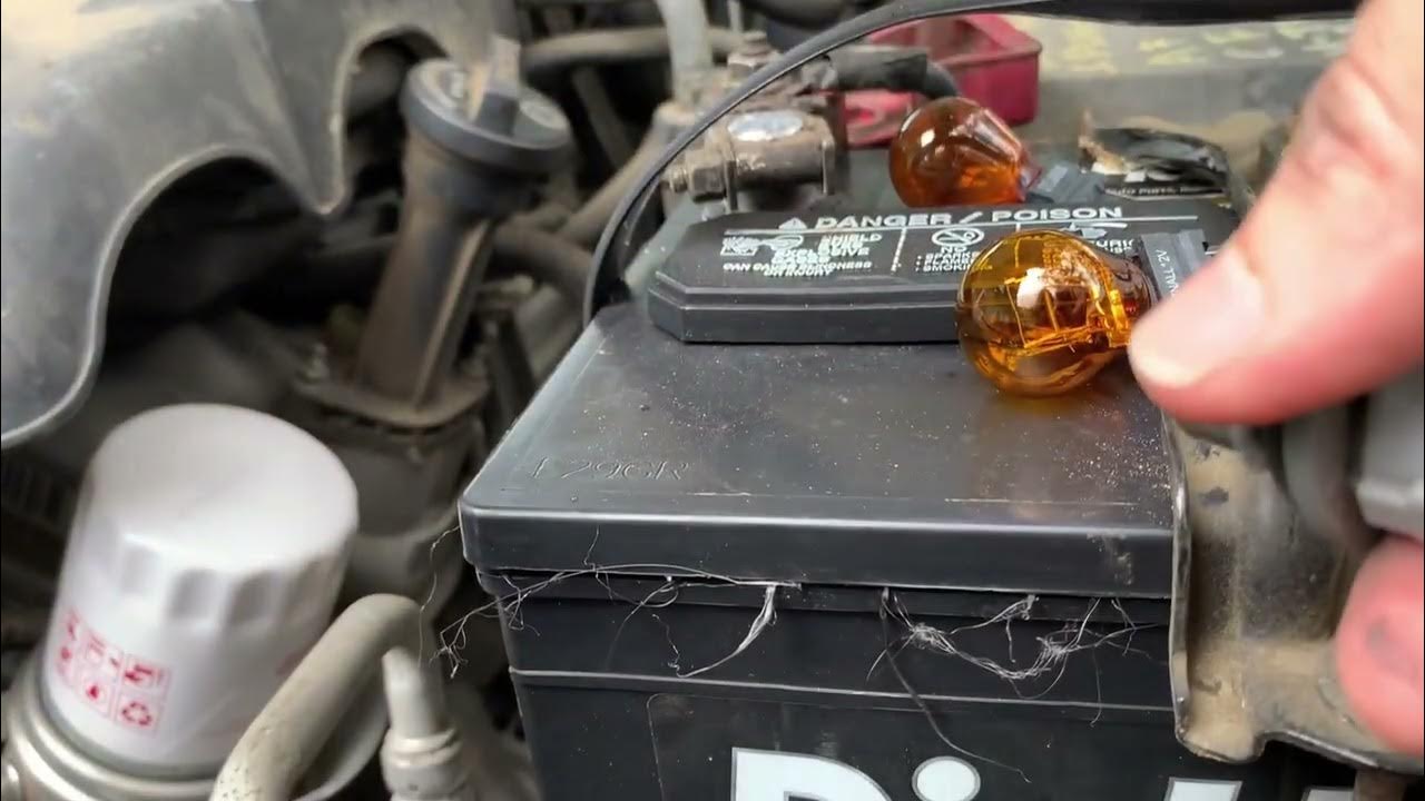 Quickly - How to change a turning signal *** blinker bulb *** on a 2012