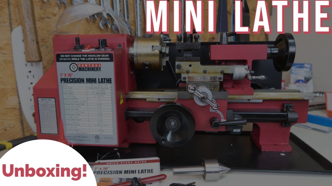 Harbor Freight Mini Lathe Unboxing YouTube