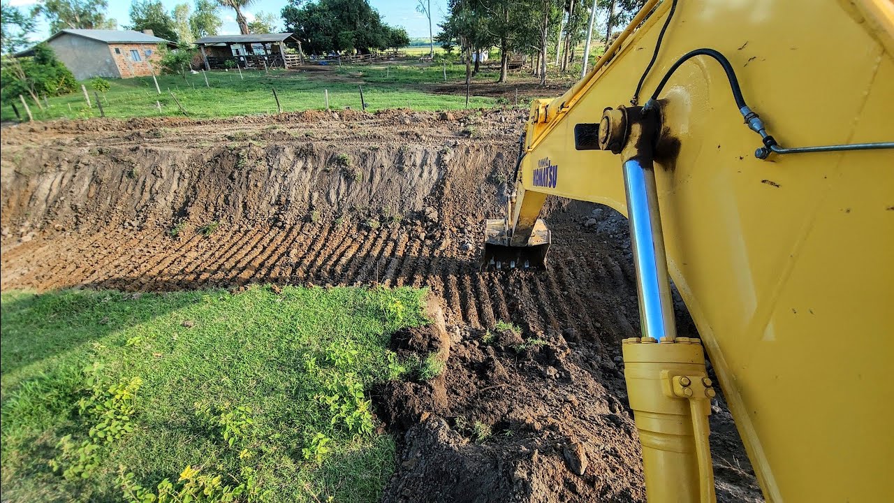 Iniciando tanque de peixe 🐟// Escavadeira hidráulica