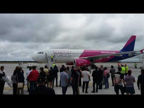 Primul zbor al Wizz Air de pe Aeroportul ”Ștefan Cel Mare” Suceava, pe ruta Milano--Suceava
