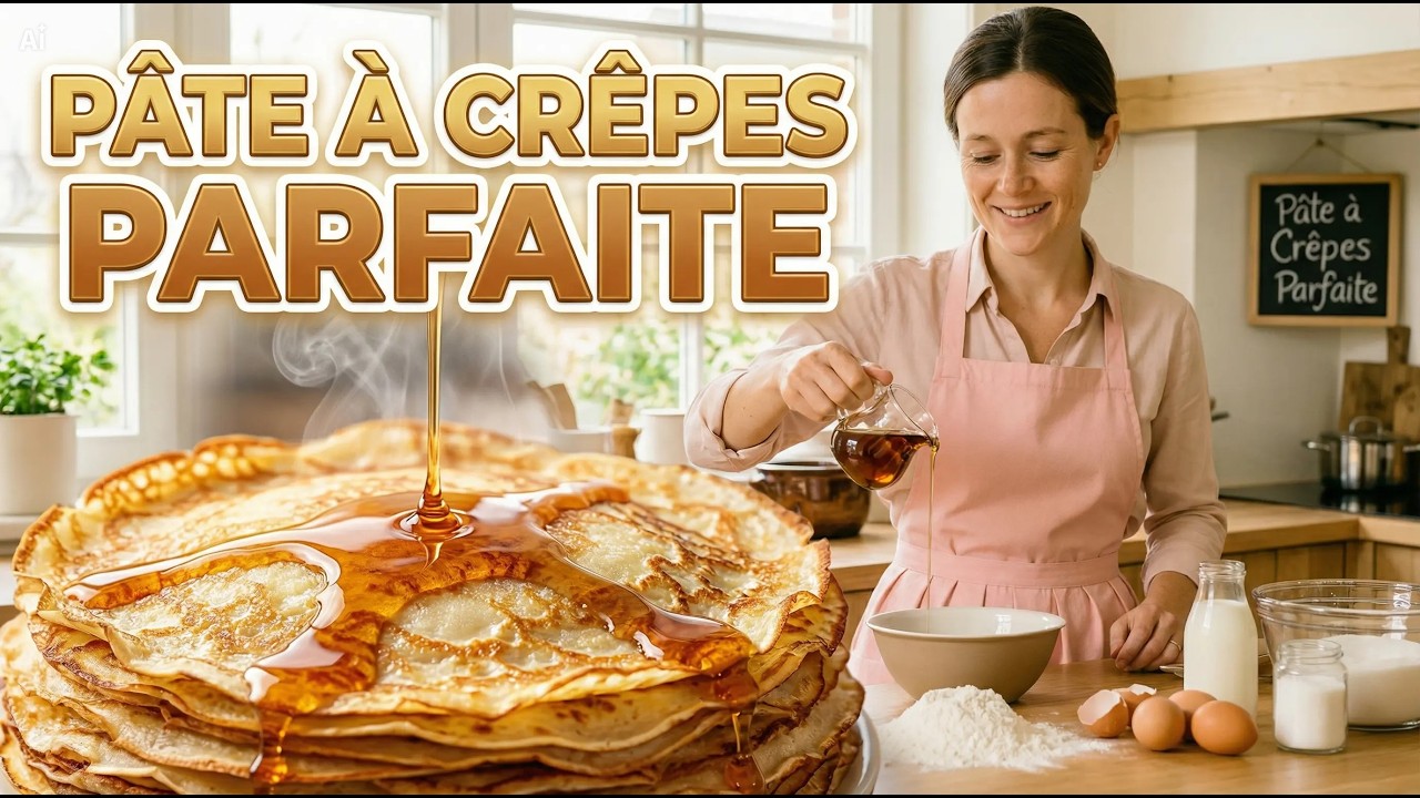 Pâte à Crêpes Parfaite 🥞 Mon Astuce pour qu'elles ne Collent JAMAIS !