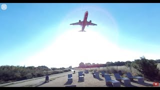 WUNDER 360 C1 - under a flying airplane