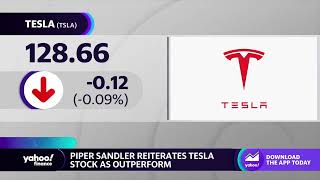 Tesla Stock Flat, Piper Sandler Reiterates Outperform Rating On Shares