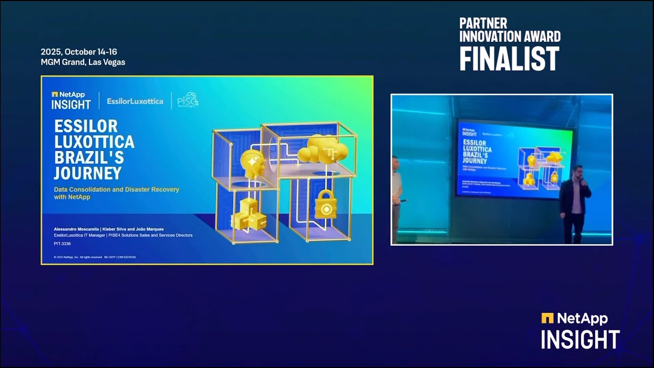 Case - EssilorLuxottica (NetApp Insight Las Vegas 2025) - YouTube