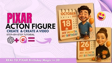 How to create a Pixar-Style Action figure using ChatGPT(Free) 🧠✨