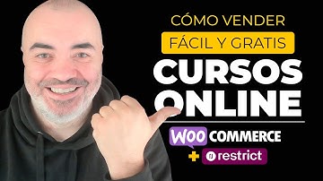 Cómo VENDER CURSOS ONLINE fácil y gratis | WordPress | WooCommerce | Restrict.io