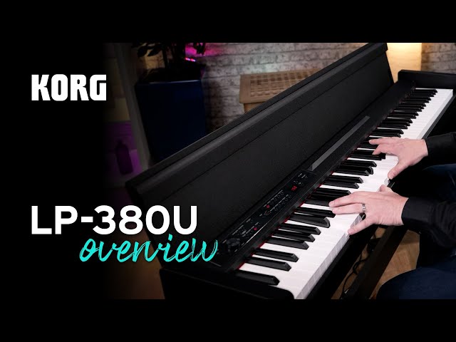 Korg LP-380U overview - perfect piano performance class=