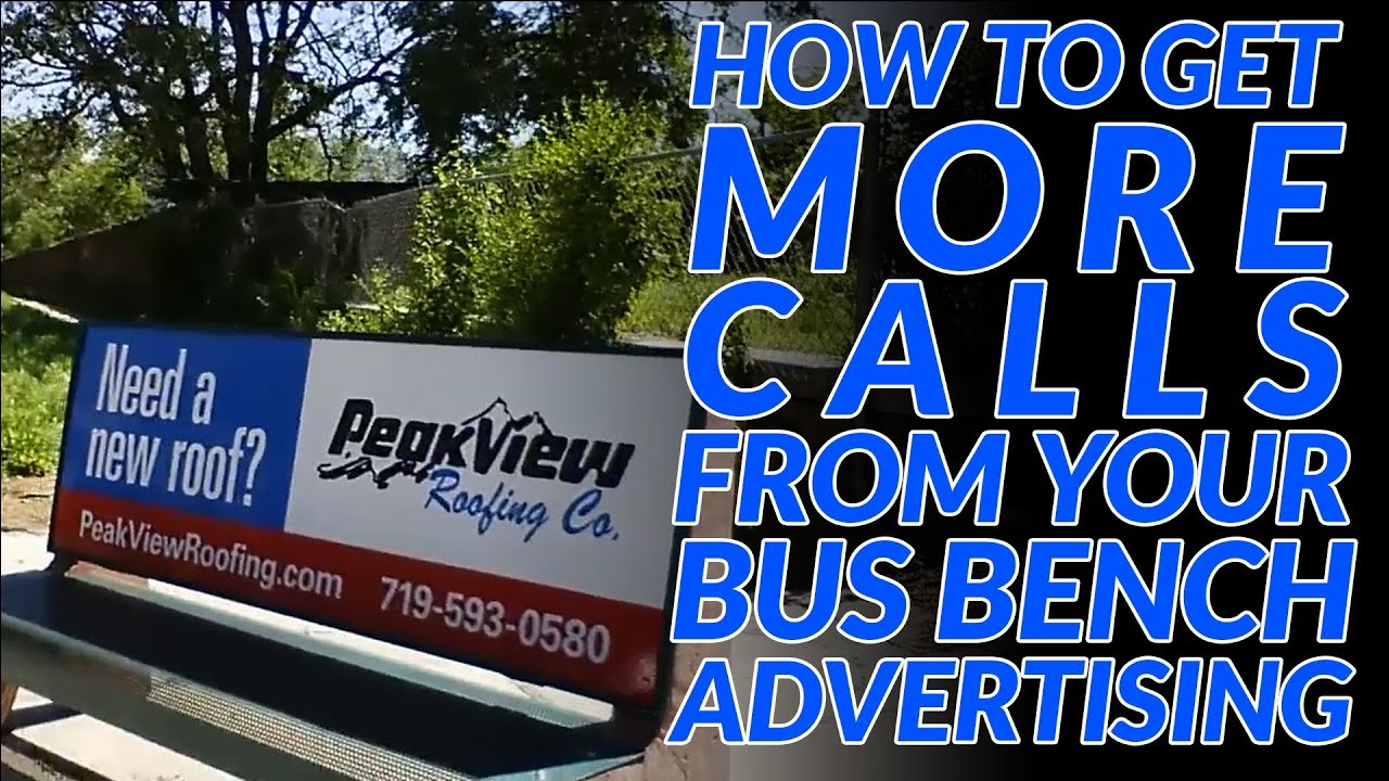 How to get customers from bus bench advertising YouTube