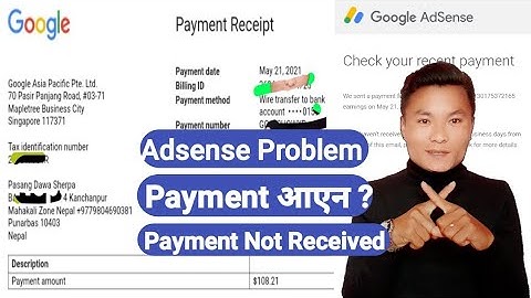 Adsense Payment Not Received in Your Bank | Why Adsense Payment Issued | 100% Solution In Nepali