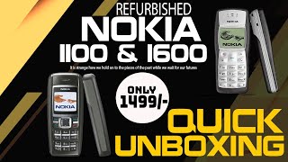 Nokia 1600 U0026 1100 Old Mobile Quick Unboxing