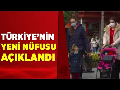 TÜİK, Türkiye'nin son nüfusunu açıkladı: 2021'de Türkiye nüfusu 1 milyon 65 bin 911 kişi arttı