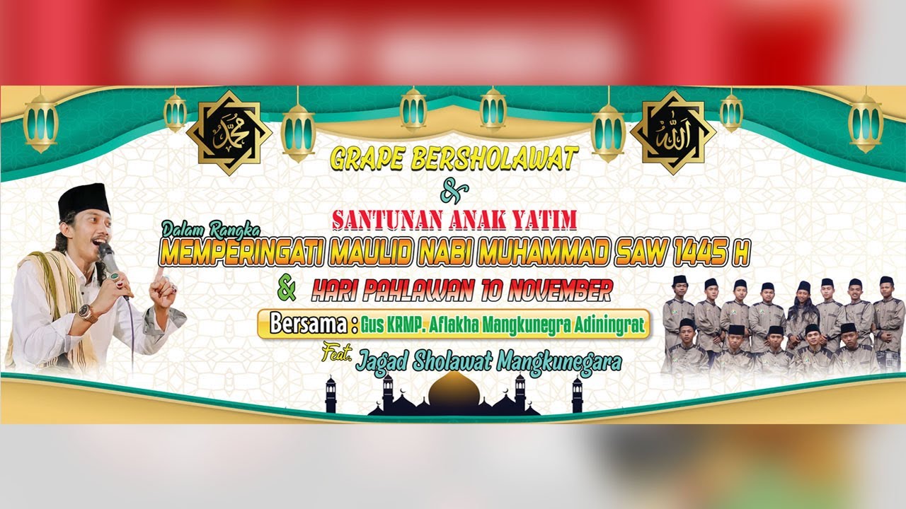 🔴 LIVE GRAPE BERSHOLAWAT | JAGAD SHOLAWAT | GUS AFLAKHA | MAULID NABI MUHAMMAD SAW