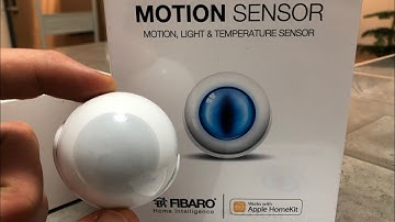 FIBARO Motion Sensor for Apple HomeKit Unboxing | 4K