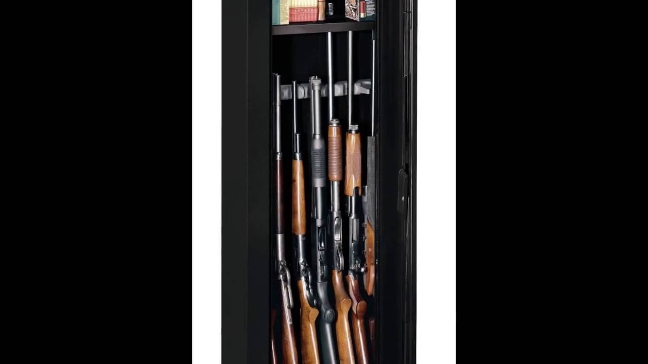 Stack On Gcb 908 8 Gun Steel Security Cabinet Black Youtube