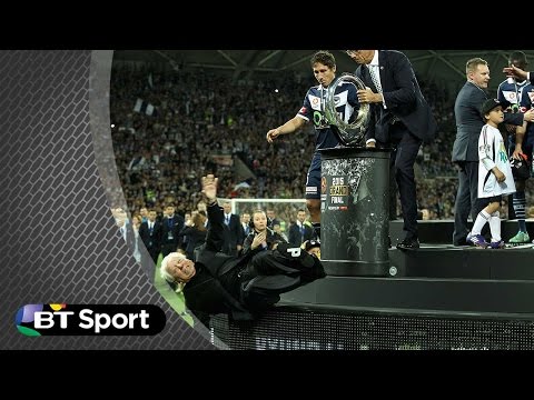 A-League chairman falls off stage | BT Sport