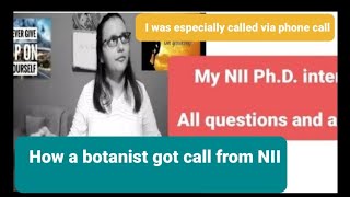 Ph.D. interview of National Institute of Immunology #phdinterview #csirnetlifesciences #research