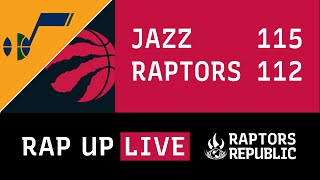 Jazz 115, Raptors 112 - Siakam misses at the buzzer - Rap Up