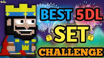 BEST 5 DLS SET CHALLENGE (NEW SET) | Growtopia - Set Challenge #46