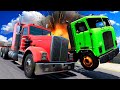 DESTRUCTIVE T-Series Diesel Race Ends FRIENDSHIPS in BeamNG Drive Mods!