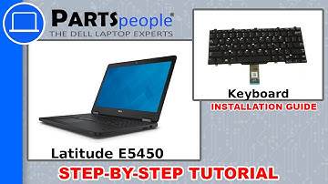 Dell Latitude E5450 Keyboard Replacement Video Tutorial