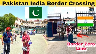 Pakistan India Wagah border crossing |  immigration back home from Pakistan | Punjabi Jatha ਜੱਥਾ
