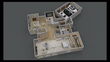 3D floor plan Animation Lumion-10( 2022)