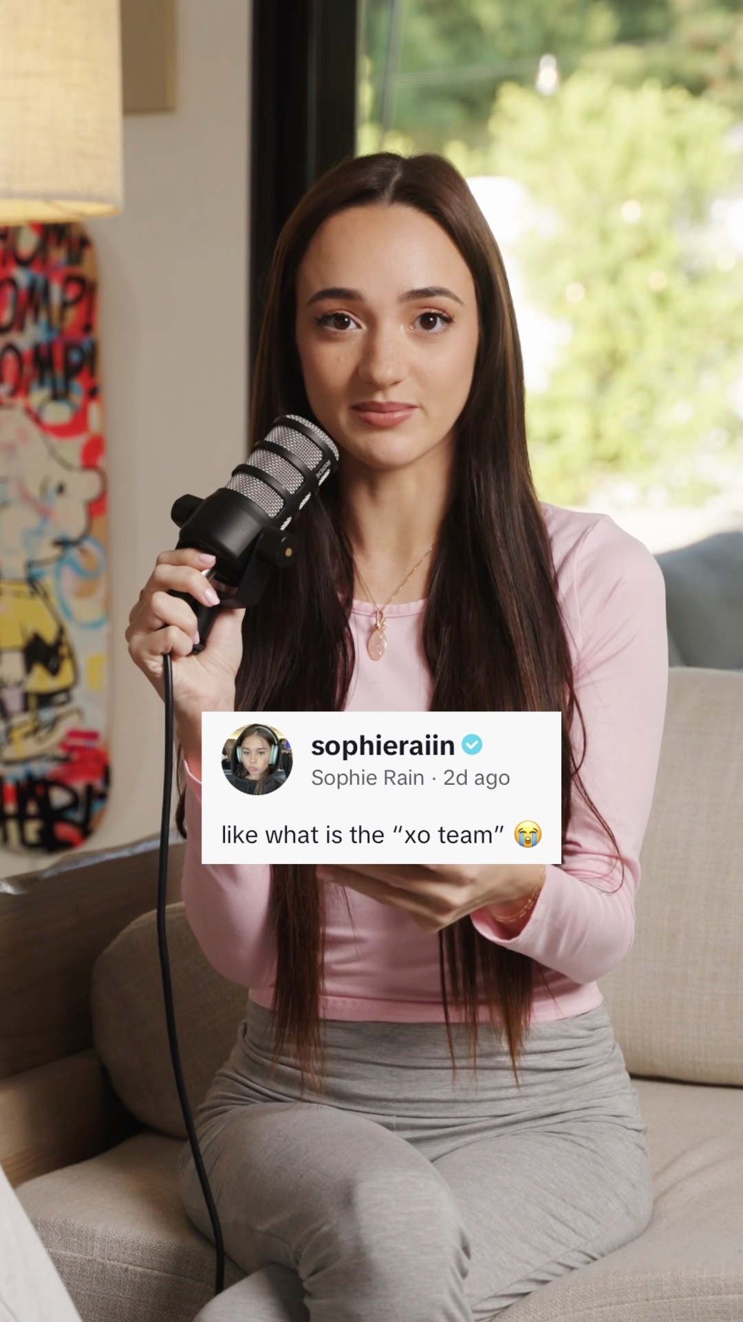 congrats sophie rain! you made it ?