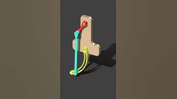 ⚙️🔗Mechanism animation 94 #animation #shorts #cad #linkage #3danimation #mechanism #solidworks