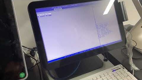 POS terminal screen display and touch function issue after re-installed the operating system