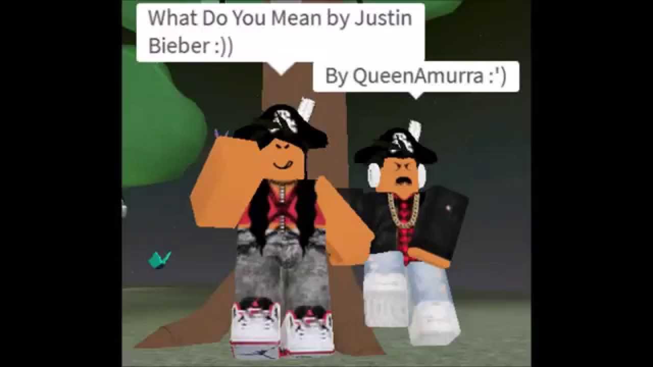 What Do You Mean Justin Bieber Roblox Edition -