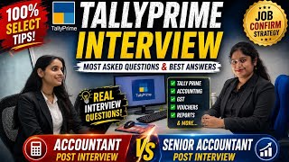 100% Important Tally Prime Interview Questions with AnswersAccountant Job Interview Preparation |😱✅