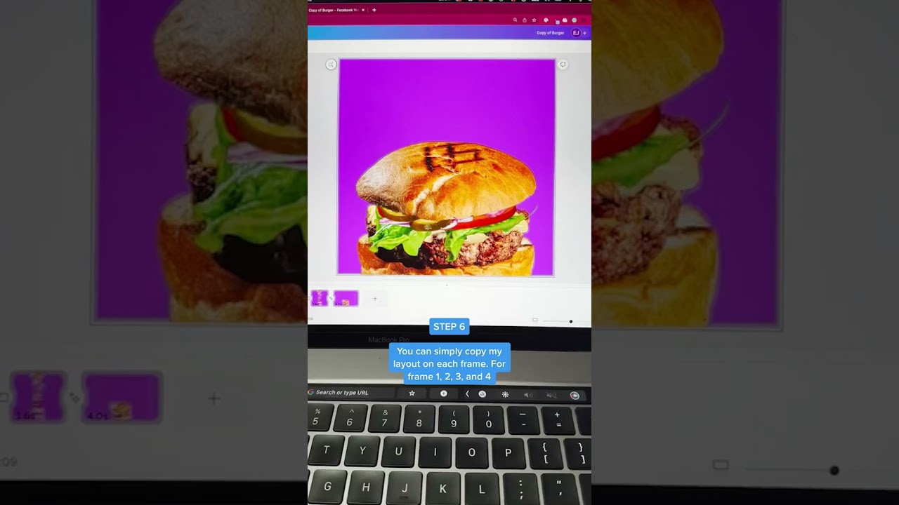 How to Create a Dynamic Burger Video Ad in Canva