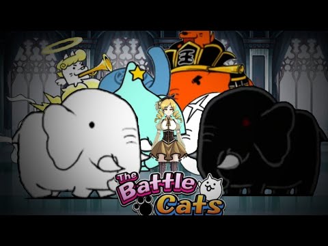 Видео: Маленькое семейство слонов в Battle Cats