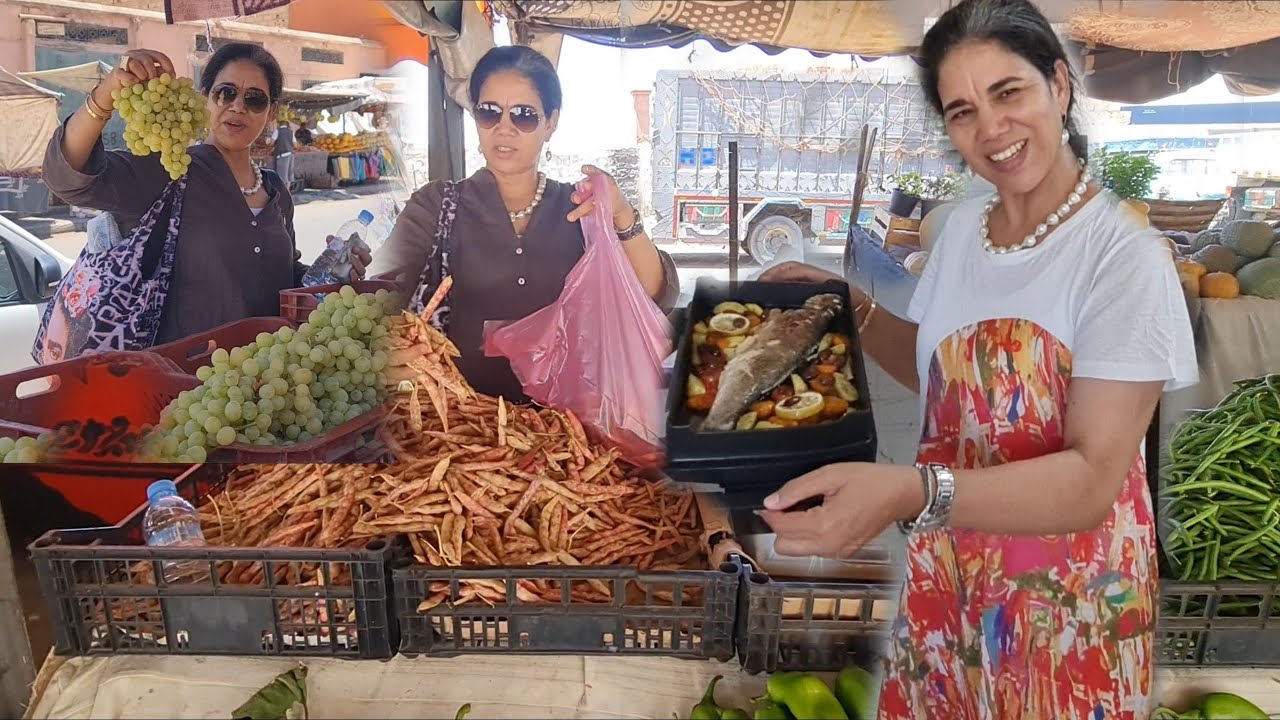 غذيوة مع بنت خويا بخيرات البلاد 🇲🇦