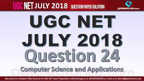 Question 24 UGC NET CSE 8 July 2018 Paper 2 Solutions Single Source Shortest Path