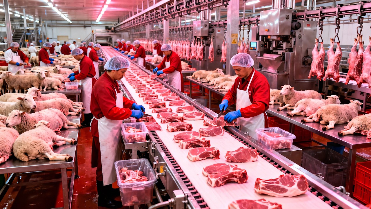 How Sheep Meat is Made in Factory 🐑🐑 - YouTube