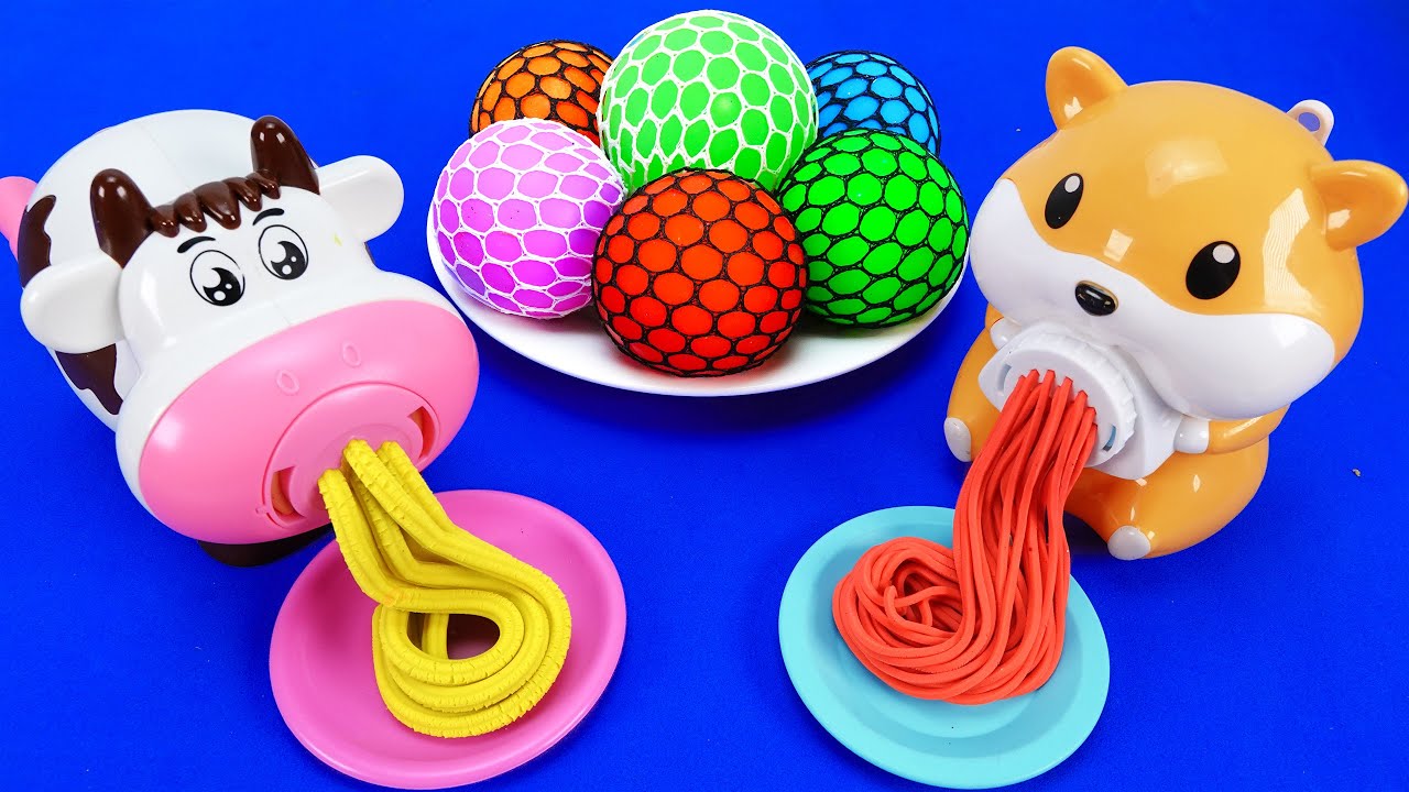 Satisfying Video | DIY How To Make Rainbow Milk Bottle From Mixing Slime Cutting ASMR