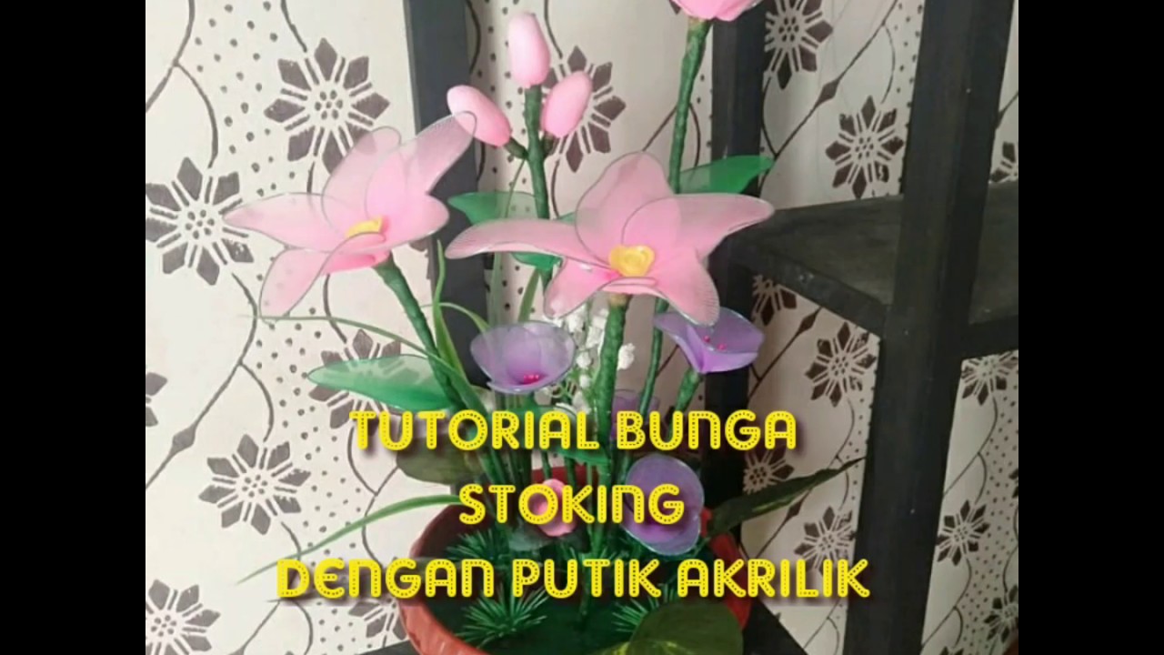 Cara membuat bunga dari kain stoking tutorial bunga dari 